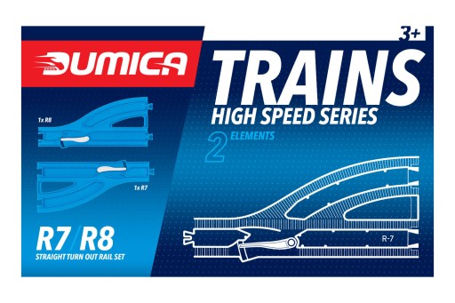 DUMICA - Zestaw zwrotnic R7/R8 - TOMICA