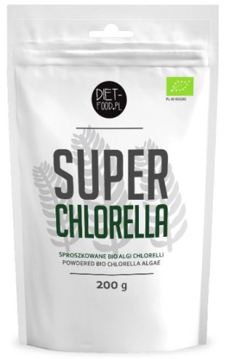 BIO SUPER CHLORELLA EKOLOGICZNA 200g DIET FOOD