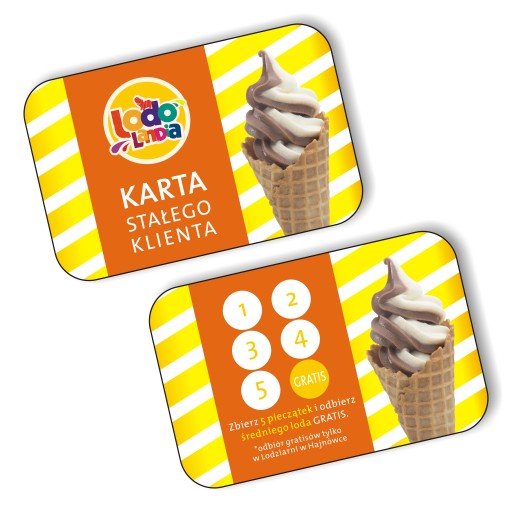 KARTY STAŁEGO KLIENTA KARTY LOJALNOŚCIOWE KARNETY 1000 szt. + PROJEKT