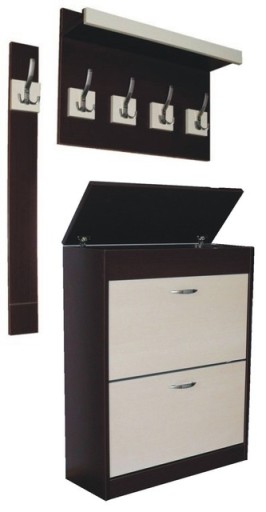PRODUCENT-szafka na buty+kufer+wieszaki 60cm