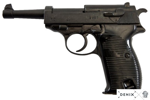 Pistolet WALTHER P38, Skala 1:1, Replika DENIX