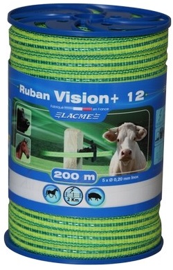 PASTUCH TAŚMA DLA KONI LACME VISION RUBAN 12MM/200