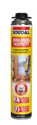 SOUDAL PIANA MONTAŻOWA PISTOLETOWA 750 ml ZIMOWA