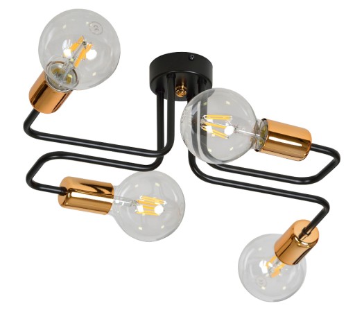 LAMPA SUFITOWA LOFT DESIGN VEKEN 4 LED od EMIBIG