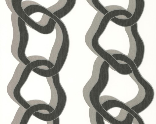 TAPETA NA FLIZELINIE 2555-32 O FLOCK GEOMETRYCZNA