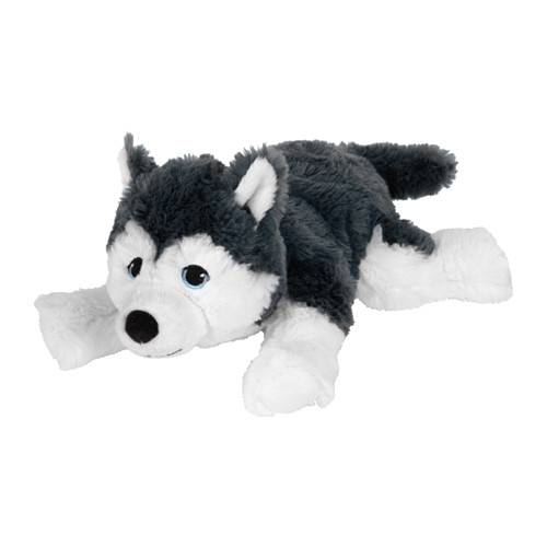 IKEA LIVLIG Pluszak pies siberian husky 26cm