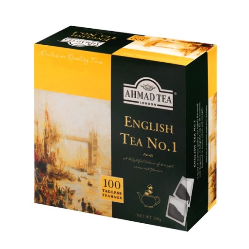 Ahmad English Tea No 1. 100 Torebek bez Zawieszki