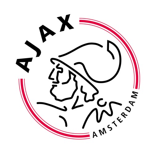 Naklejki piłkarskie AJAX AMSTERDAM na ścianę 100cm