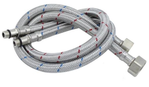 WĘŻYK DO BATERII (3/8'' KR.KONIEC M10x1) 45cm 2szt