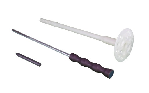kołek STYROPIANU z metalowym TRZPIENIEM LUX 360mm 100szt.