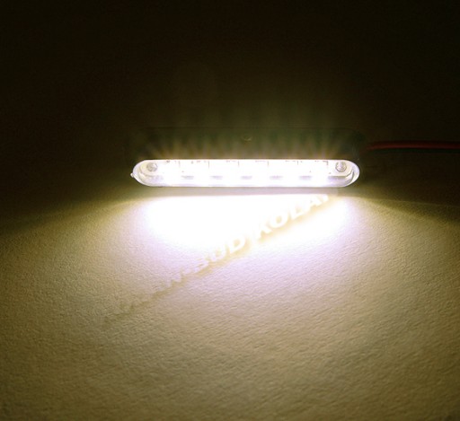 LAMPKA LED SMD BIAŁA CIEPŁA 12v 10X42 MM