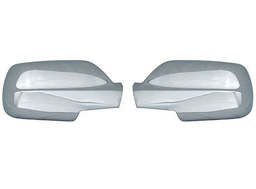 nakładki srebrne chrom lusterek lusterka Jeep Grand Cherokee 2005-08 WK WH