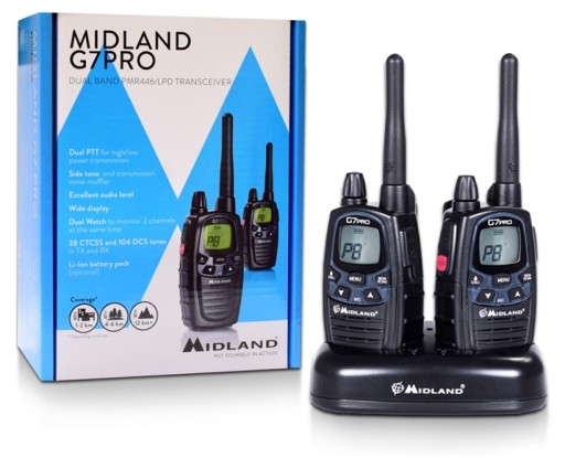 KRÓTKOFALÓWKI PMR MIDLAND G7 PRO PROFESIONALNE