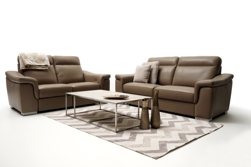 Bolero sofa 3-os + 2-os skóra naturalna