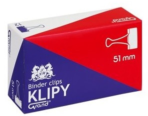 KLIP BIUROWY GRAND 51 MM x 12 SZTUK BARDZO ODPORNE