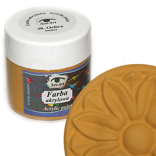 Farba akrylowa SeeArt 120 ml. 30 ochra