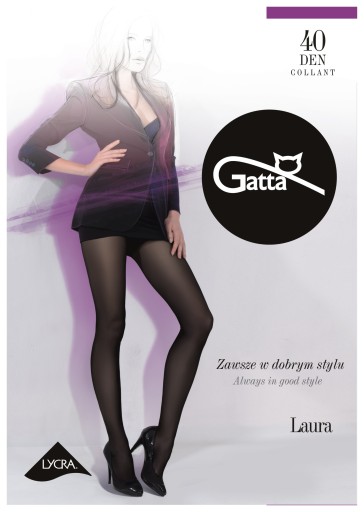 Rajstopy Gatta Laura 40 den 2 / S Lycra / Kolory