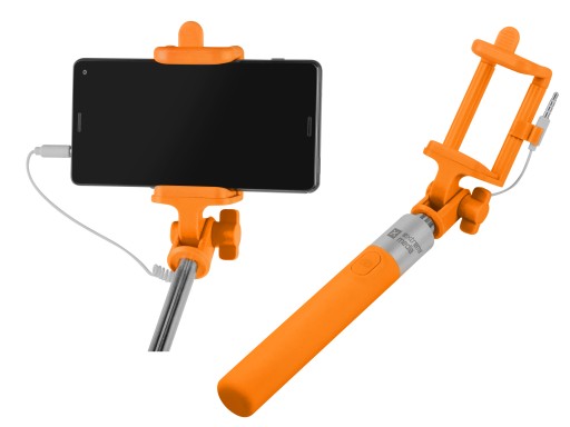 Kijek selfie stick z kablem uchwyt monopod Natec