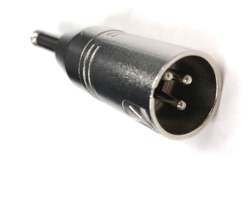 Przejście wtyk jack 6,3 MONO / wtyk XLR 3pin (2737)