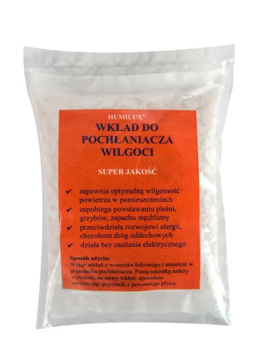 HUMILUX Wkład do pochłaniacza wilgoci, 500g