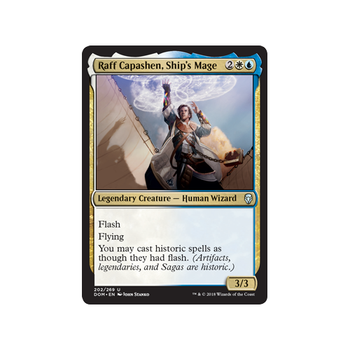 MTG 2x Raff Capashen, Ship's Mage (Uncommon)