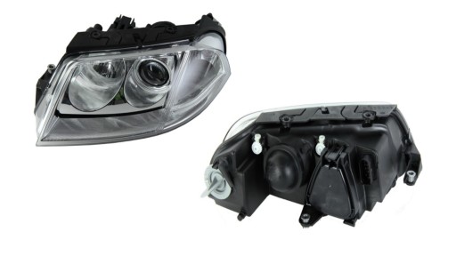 VW PASSAT B5 FL 00- REFLEKTOR LAMPA H7+H7 LEWA