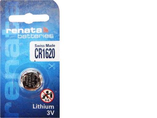 1x BATERIA LITOWA 3V RENATA CR 1620 DL Swiss Made