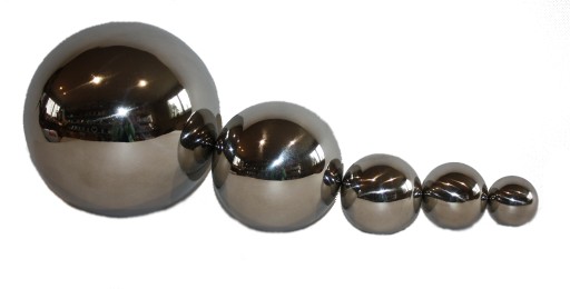 Kula dekoracyjna chrom srebrna silver 6 cm