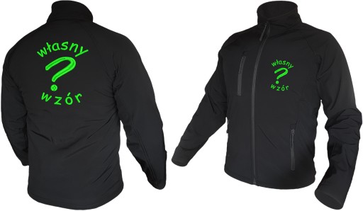 Kurtka Softshell Z Haftem Własnego Wzoru Logo firm