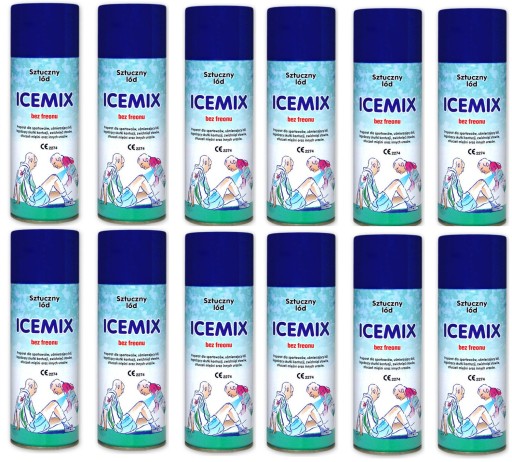 SPRAY CHŁODZĄCY ICEMIX LÓD SZTUCZNY 400 X 12