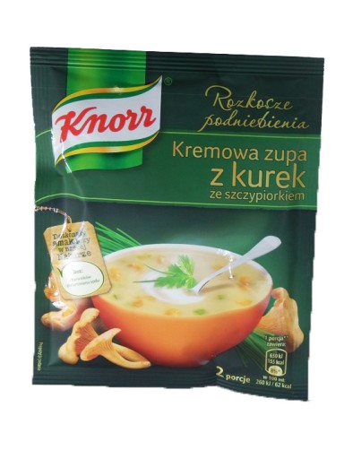 KNORR Kremowa zupa kurkowa krem z kurek