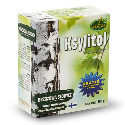 FIŃSKI KSYLITOL ORYGINAL CUKIER BRZOZOWY 500g AKA