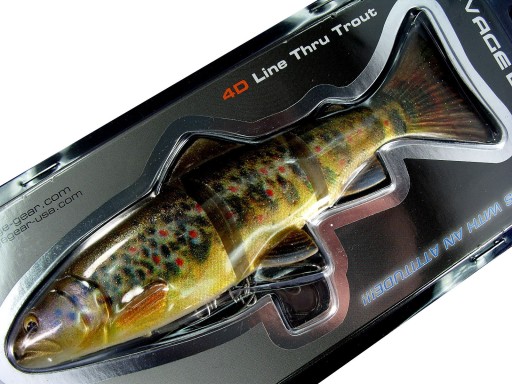 GUMA SAVAGE GEAR 4D LINE-THRU TROUT 20cm / 93g /SS