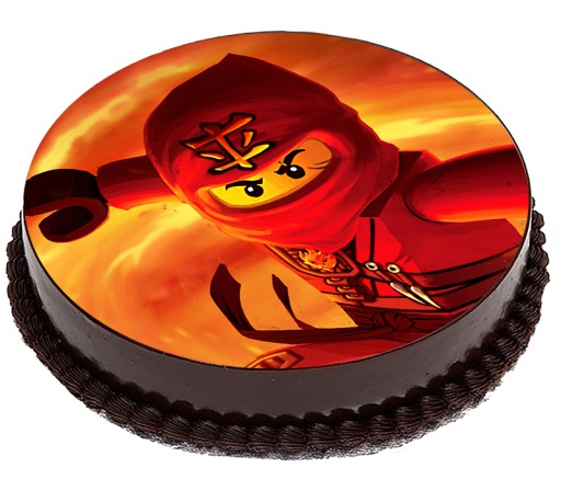 OPŁATEK NA TORT 8 Ninjago spinjitzu 20cm