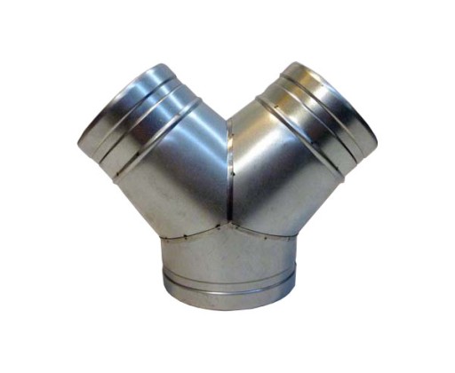 Trójnik Y-portki ocynk fi 125 / 150 / 125 mm