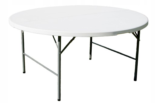 STÓŁ SKŁADANY OKRĄGŁY śr 122 cm cateringowy stolik