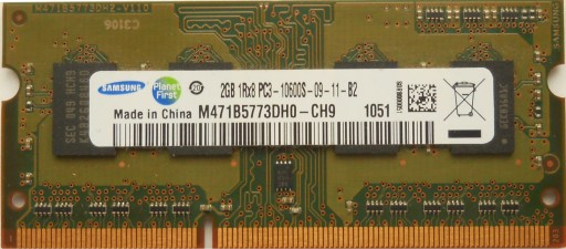 Pamięć RAM DDR3 Samsung M471B5773DH0-CH9 2 GB