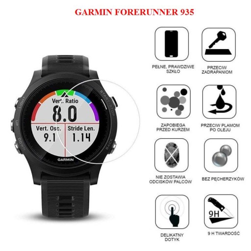 Szkło Hartowane do Garmin Forerunner 935