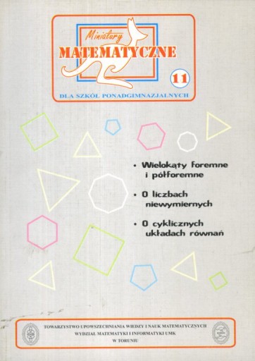 Miniatury matematyczne 11 Wielokąty foremne...