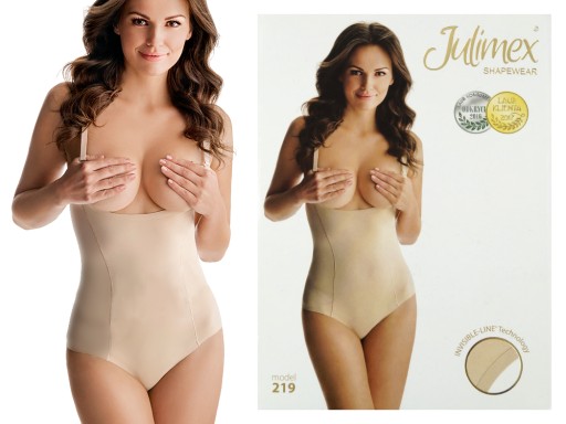 Wyszczuplające BEZSZWOWE - BODY 219 JULIMEX - r XL