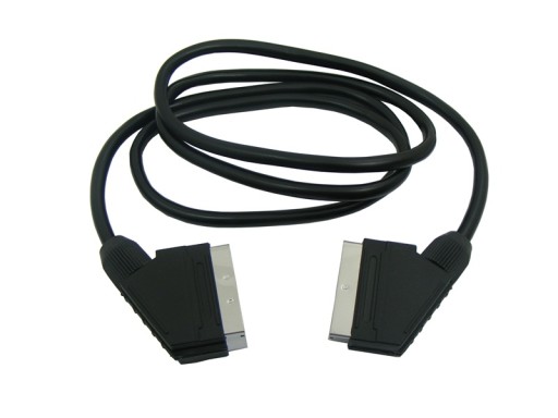 Kabel Przewód EURO-EURO 21 PIN 1.5M TUNER DVD TV