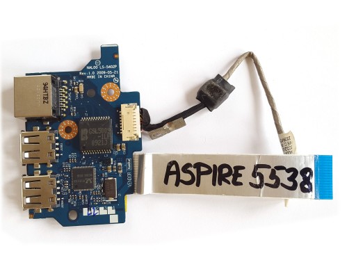 GNIAZDO GNAZDA PORTY USB RJ45 ACER ASPIRE 5538