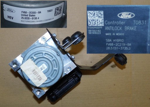 C-max hybrid насос abs fv68-2c555-ba fv68-2c219-ba 2013r1 - фото