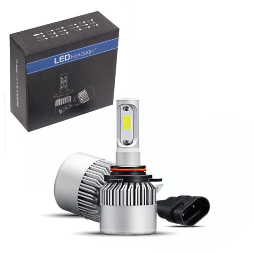 Лампочки автомобильные led hir2 9012 16000lm s2 72w 12v 24v вентилятор 2szt1 - фото