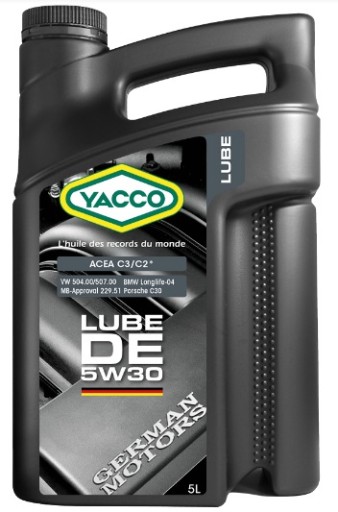 Yacco lube de 5w30 5l1 - фото