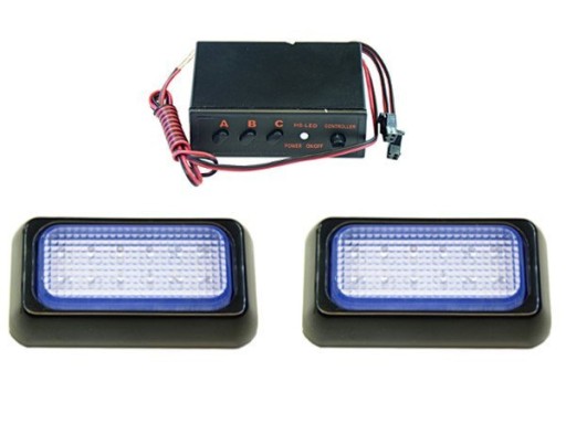 18 10x6 - Комплект стробоскоп 2 лампа 12 світлодіодний драйвер 12V 24V