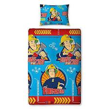 Sam Fireman tűzoltó ágyneműhuzat garnitúra 140cm