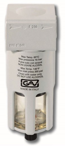 Воздушный фильтр-осушитель GAV 1/2'' F-200 Купчик