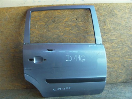 door rear part rear. right OPEL ZAFIRA B