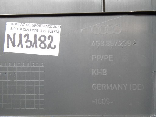 AUDI A7 4G cover SLUPKA left 4G8867239A